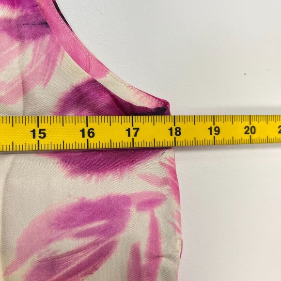 NWOT Johnny Was Jade KADEN Silk Blend Pink Floral MINI DRESS Size S - Picture 9 of 11